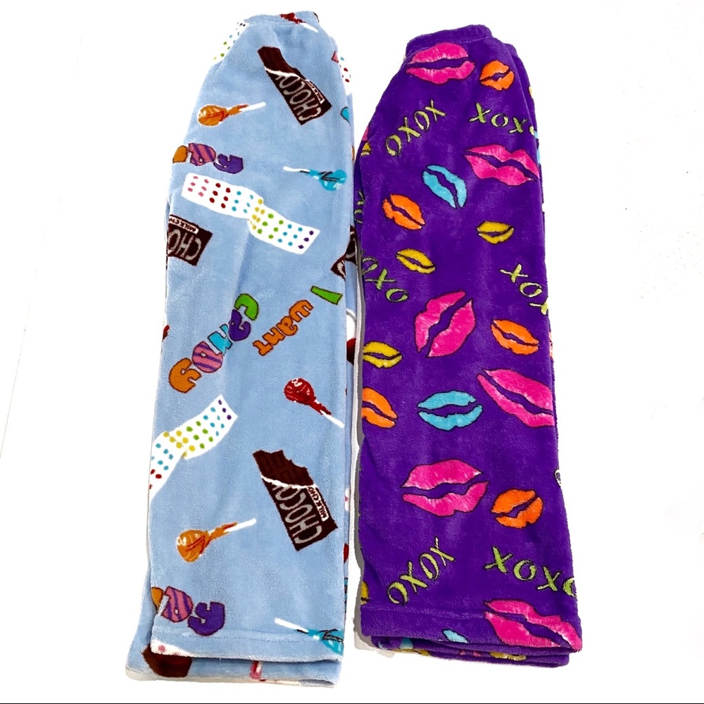 MADE WITH LOVE & KISSES Fleece Pj Pants